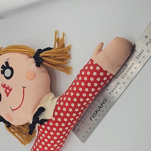 Vintage Stuffed Raggedy Ann Rag Doll Hanger - Picture 4 of 13